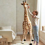 CuddleCo Medium Standing Giraffe - 135cm