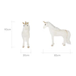 CuddleCo Medium Standing Unicorn - Gold Dust