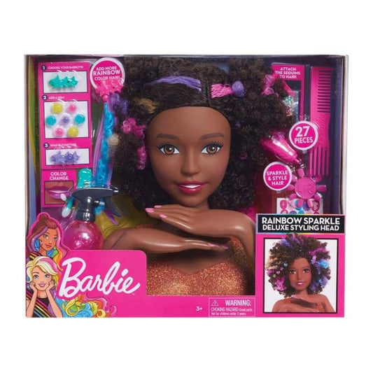 Barbie Rainbow Sparkle Deluxe Styling Head