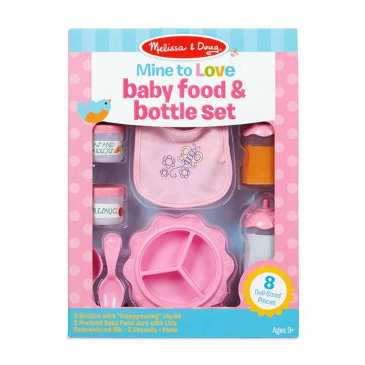 Melissa & Doug Time To Eat Dolls 8pc Feeding Set