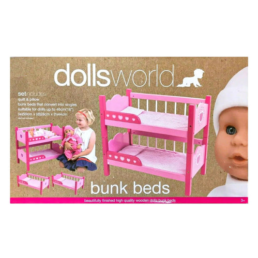 Dollsworld Dolls Bunk Beds