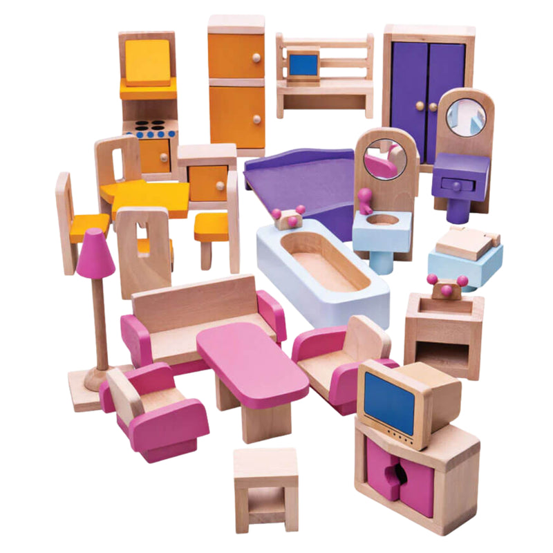 Bigjigs Dolls House Furniture Set