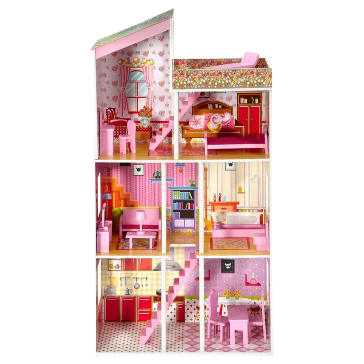 Tillington Wooden Dolls House & Furniture