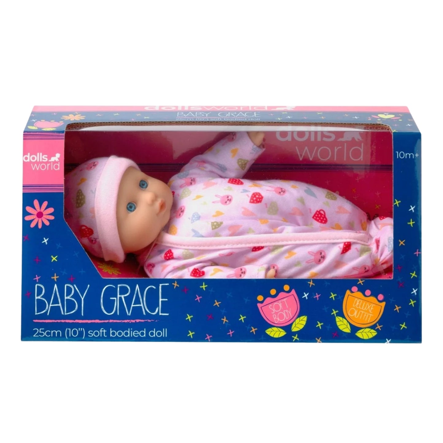Dollsworld Baby Grace 25cm Soft Doll