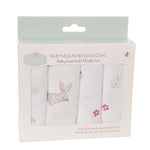 Ziggle 4pc Muslin Washcloths, Bunnies