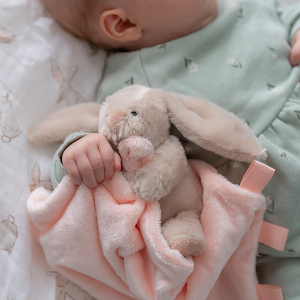 Ziggle Comforter Blanket, Beige Bunny