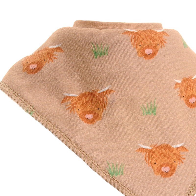 Ziggle 4pc Dribble Bib Set, Farmyard Fun