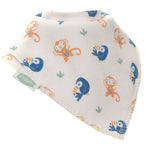 Ziggle Bandana Dribble Bib, Monkeys & Toucans
