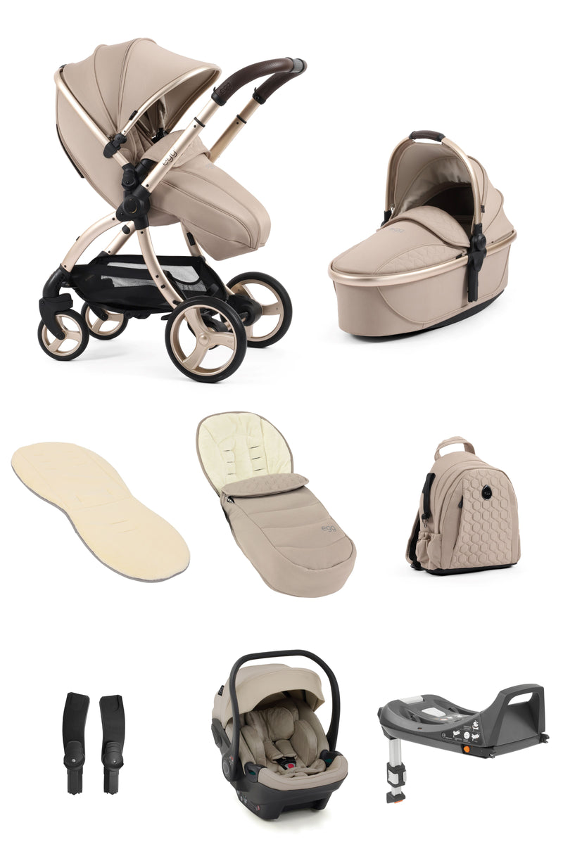egg3® 8pc Bundle w/ Egg Shell Car Seat