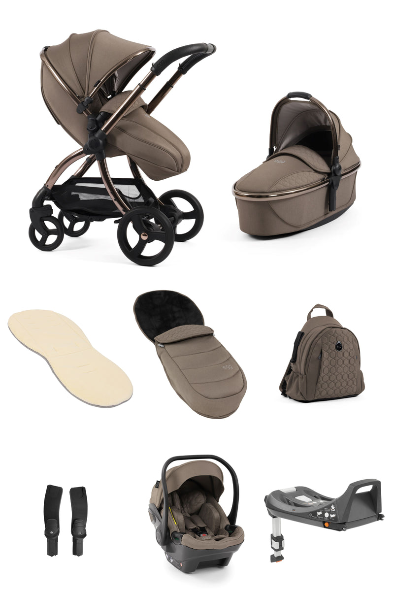 egg3® 8pc Bundle w/ Egg Shell Car Seat