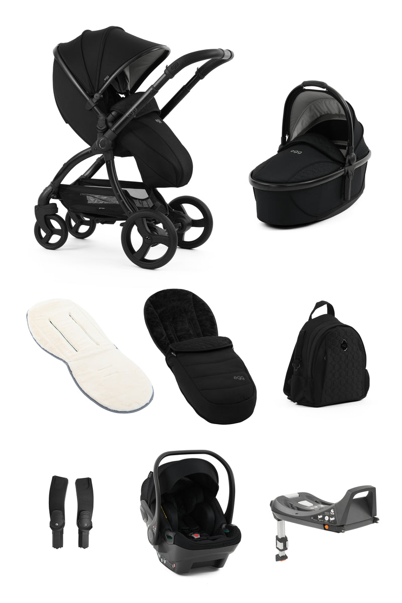 egg3® 8pc Bundle w/ Egg Shell Car Seat