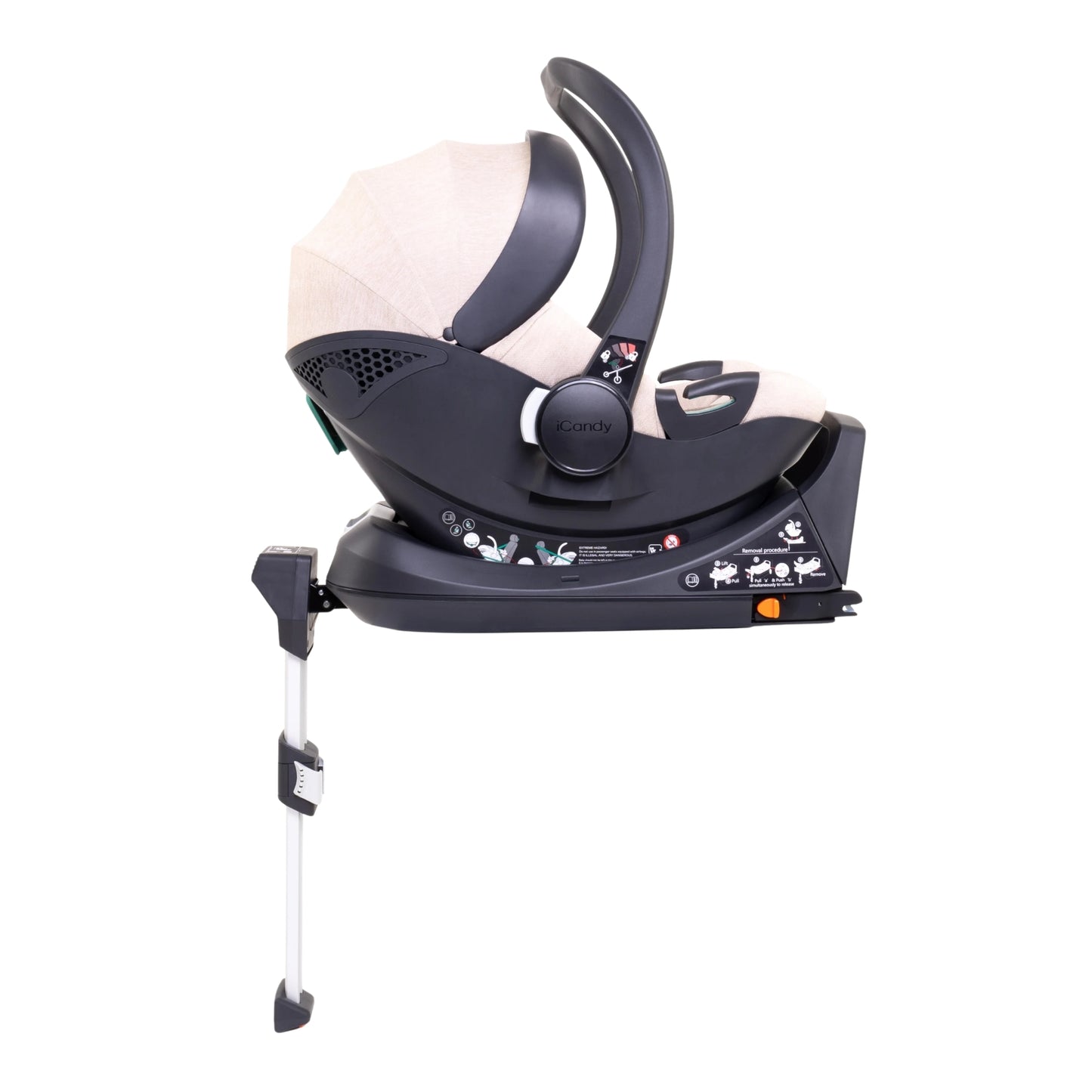 Ex Display iCandy Cocoon Car Seat & Base, Latte