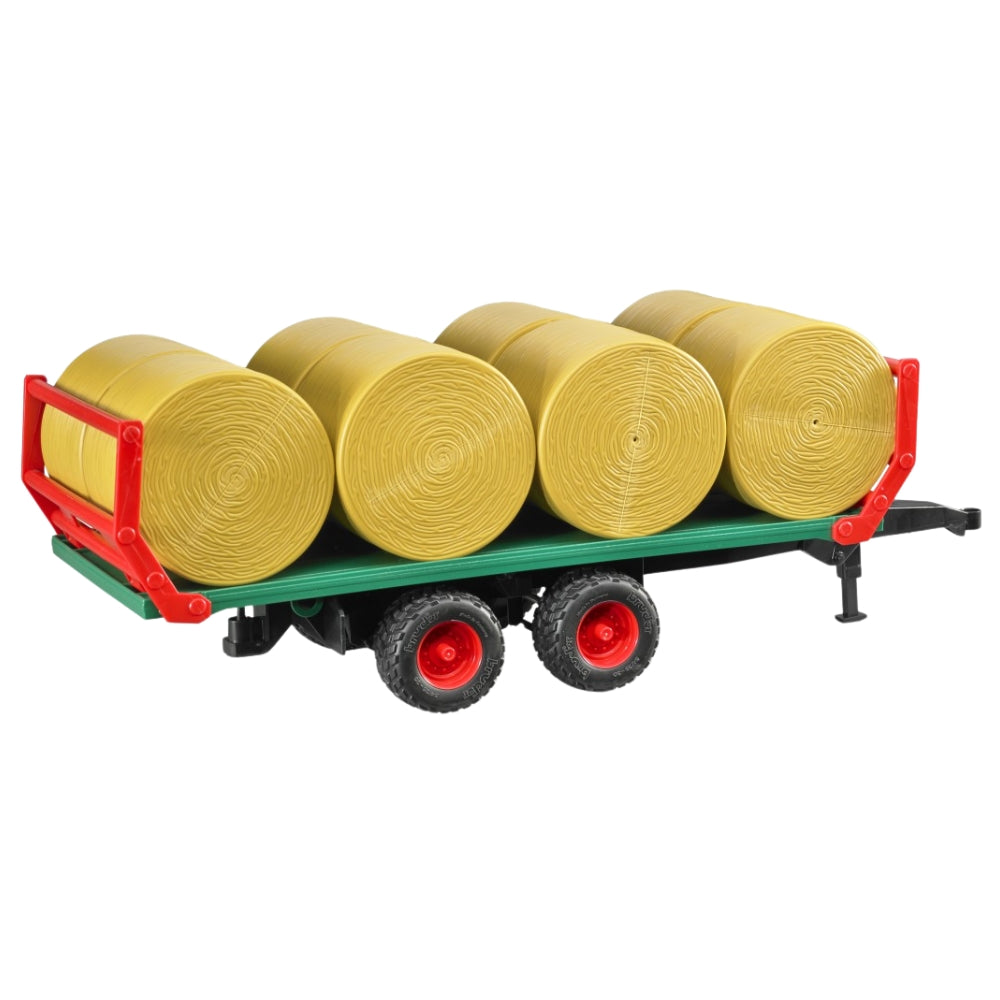 Bruder, Bale Transport Trailer & Bales