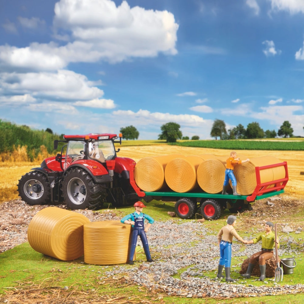 Bruder, Bale Transport Trailer & Bales