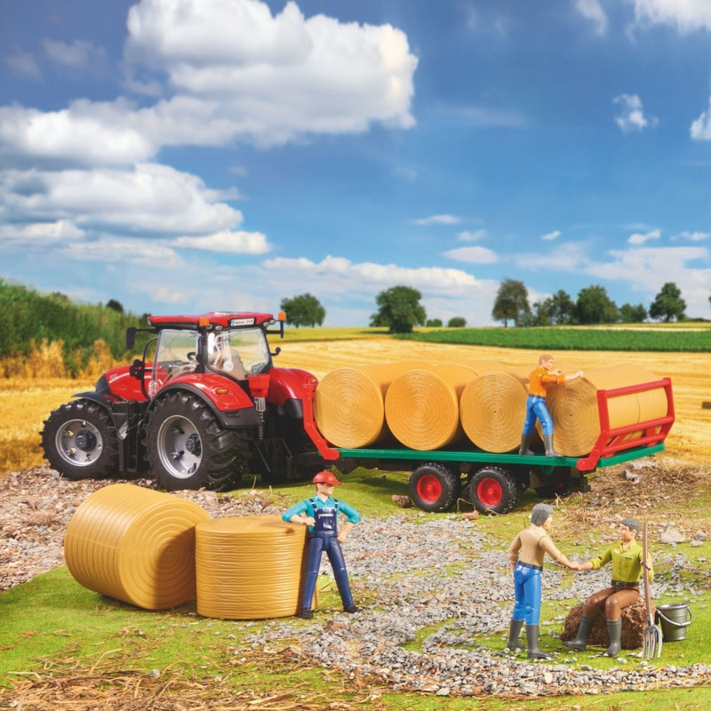 Bruder, Bale Transport Trailer & Bales