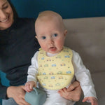 Ziggle Catch It Silicone Bib, Farm Vehicles
