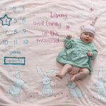 Ziggle Bunnies Milestone Blanket