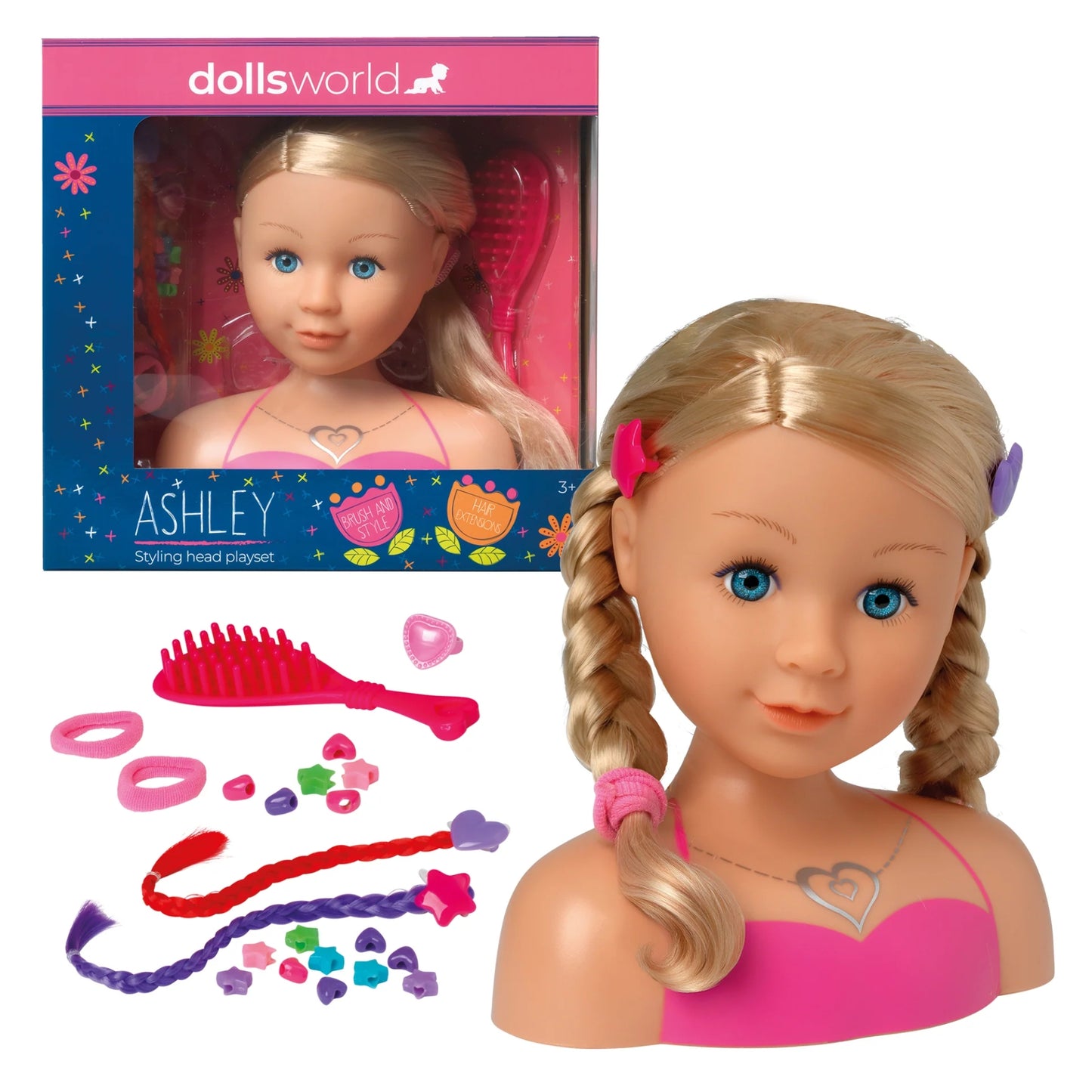 Dollsworld Ashley Styling Head