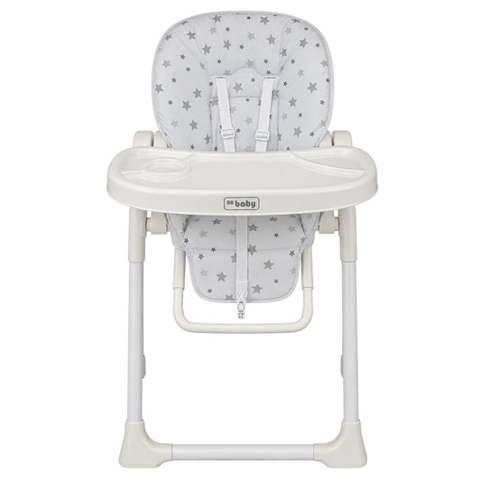 BR Baby Dine & Relax Highchair, Grey Stars
