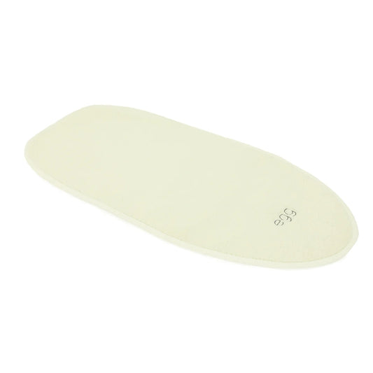 egg® Carrycot Sherpa Mattress Topper, Cream