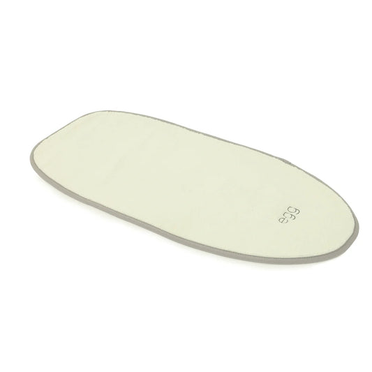 egg® Carrycot Sherpa Mattress Topper, Grey