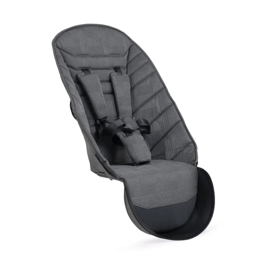 iCandy Peach 6 2nd Seat Fabric & Bar, Grey Twill