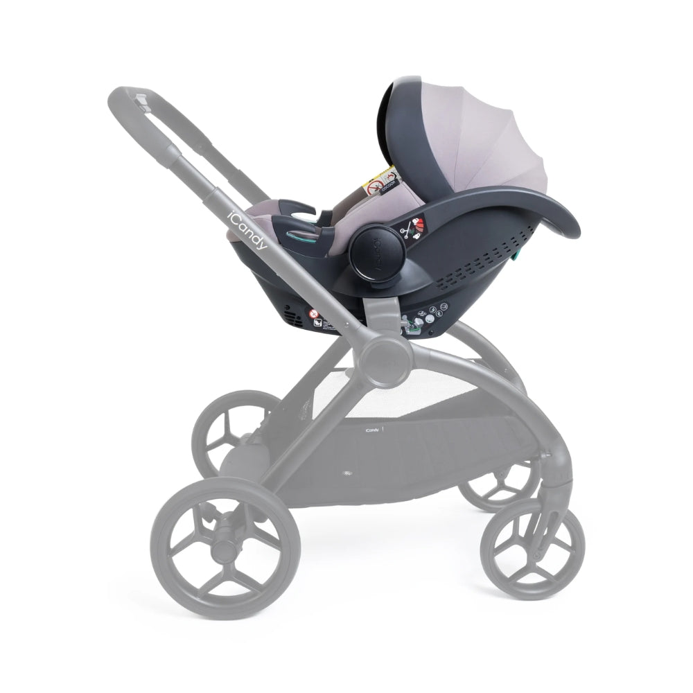 iCandy Cocoon 360 Infant Car Seat & Base, Storm Grey