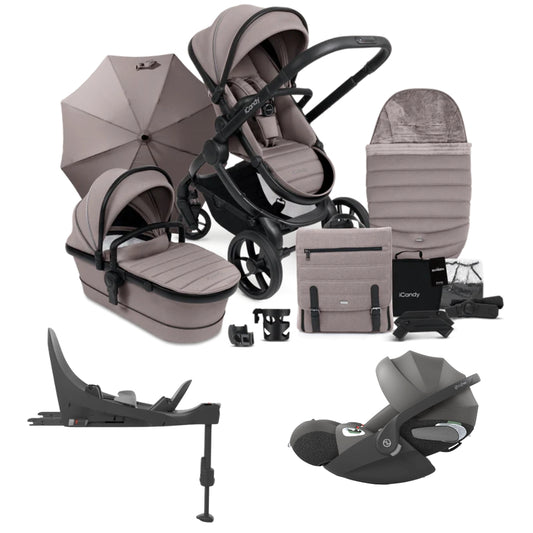 iCandy Peach 7 Complete Pushchair Bundle w/Cloud T