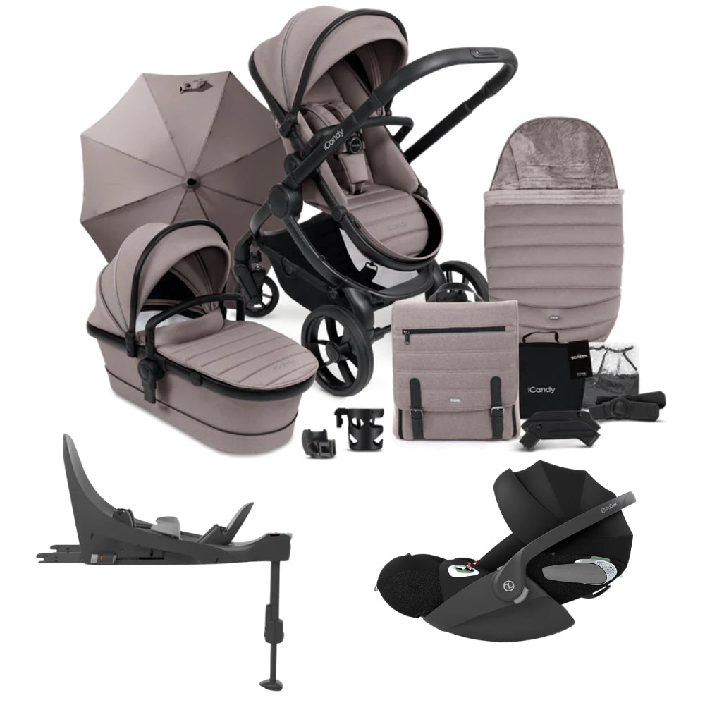 iCandy Peach 7 Complete Pushchair Bundle w/Cloud T