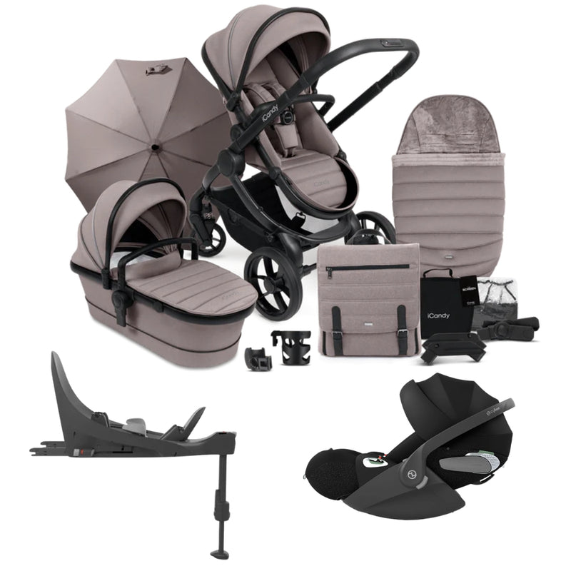iCandy Peach 7 Complete Pushchair Bundle w/Cloud T