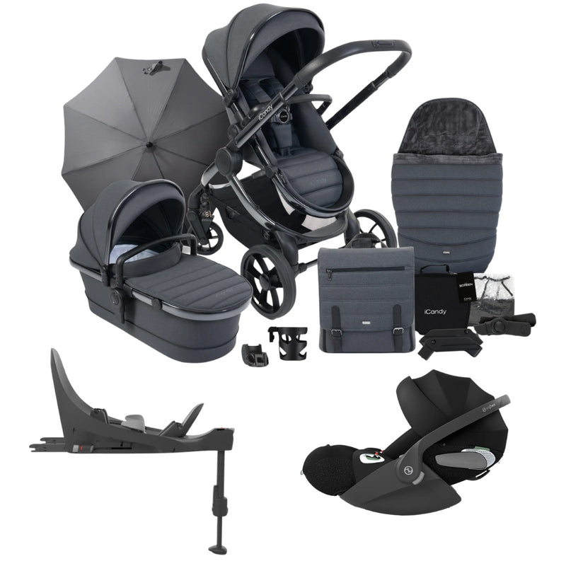 iCandy Peach 7 Complete Pushchair Bundle w/Cloud T
