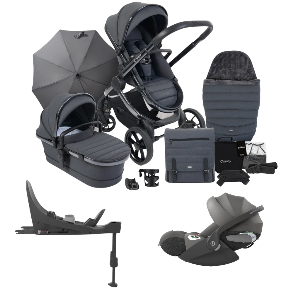 iCandy Peach 7 Complete Pushchair Bundle w/Cloud T