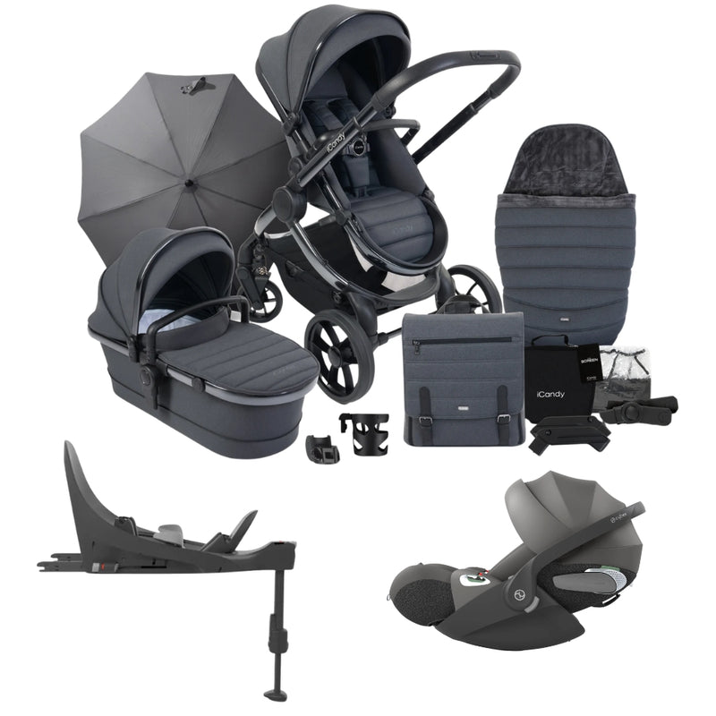 iCandy Peach 7 Complete Pushchair Bundle w/Cloud T