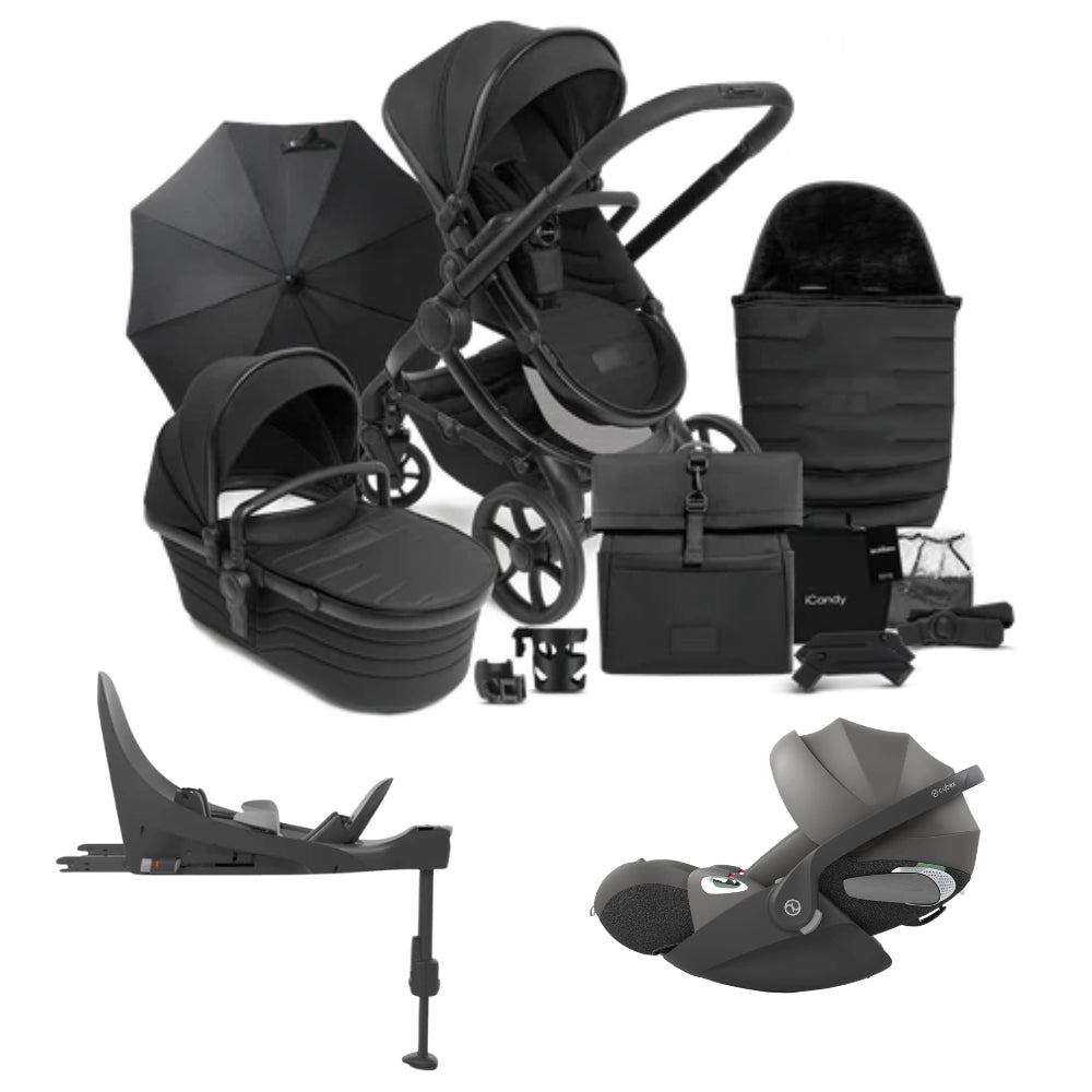iCandy Peach 7 Complete Pushchair Bundle w/Cloud T, Studio Zenith