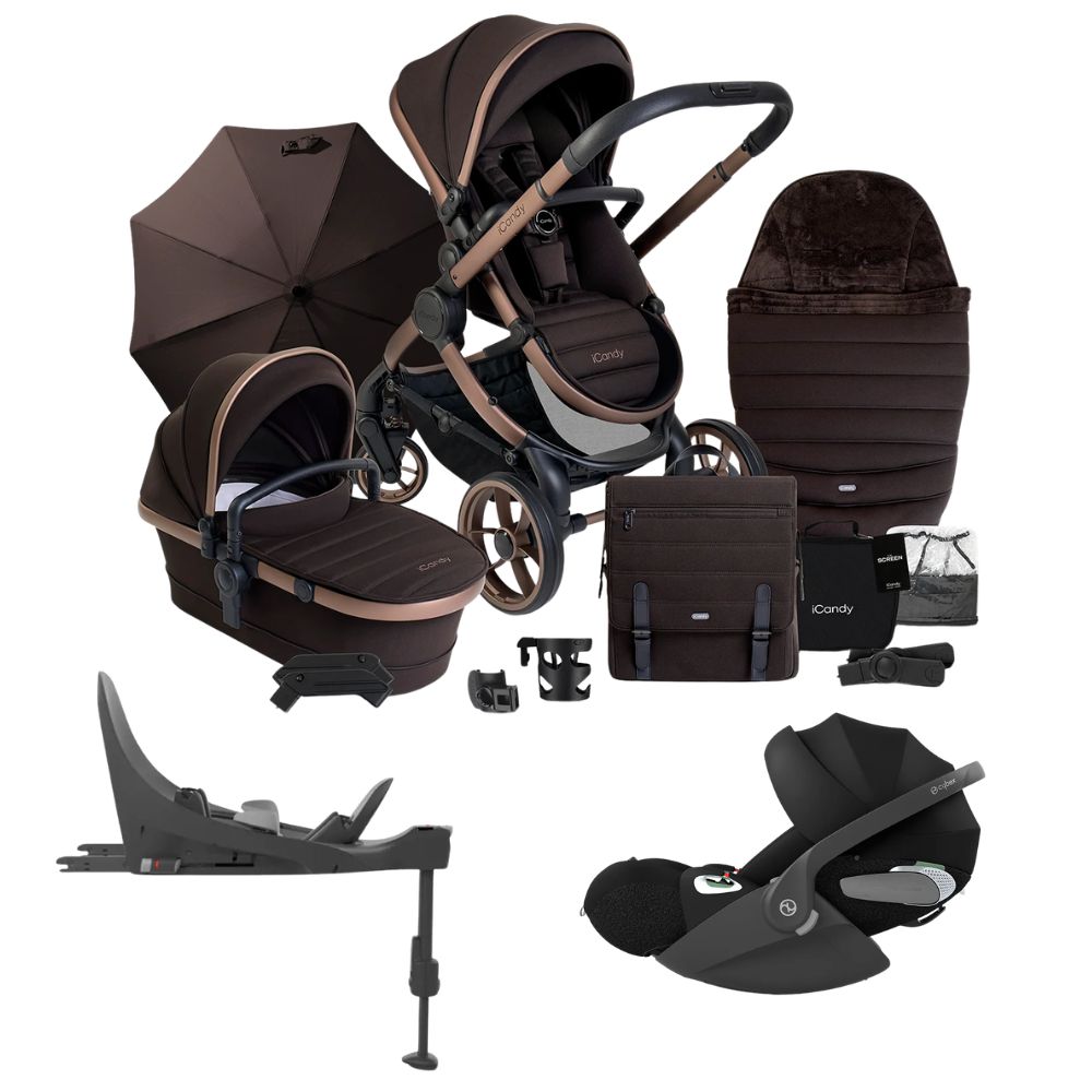 iCandy Peach 7 Complete Pushchair Bundle w/Cloud T