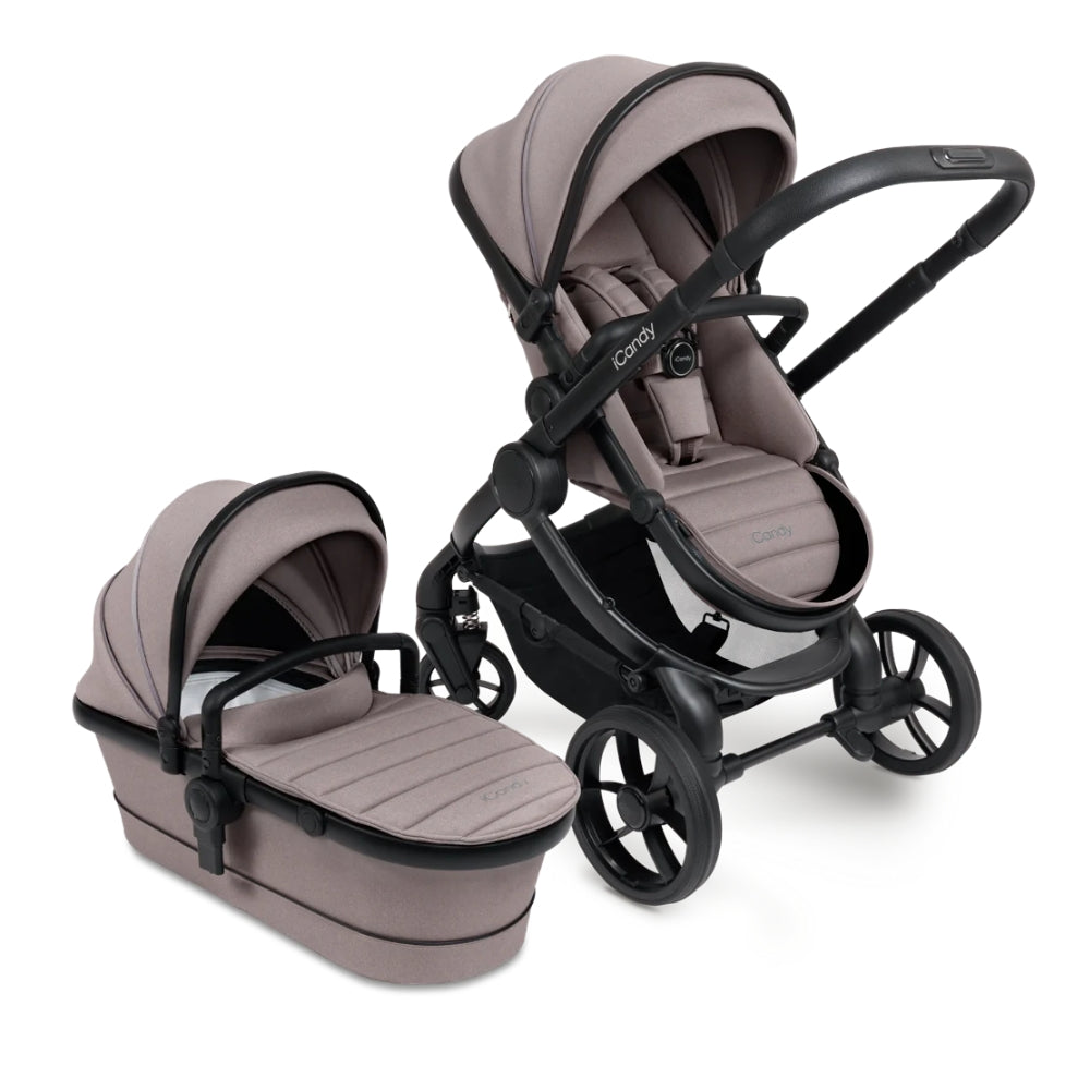 iCandy Peach 7 Bundle w/Cocoon Car Seat & Base, Porcini
