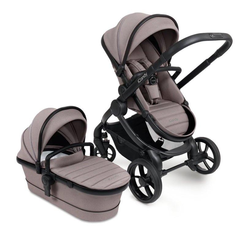 iCandy Peach 7 Bundle w/Cocoon Car Seat & Base, Porcini