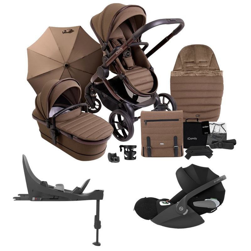 iCandy Peach 7 Complete Pushchair Bundle w/Cloud T