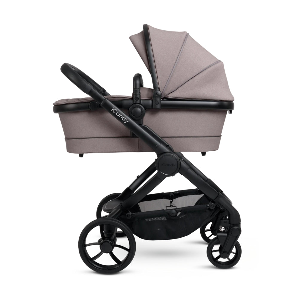 iCandy Peach 7 Bundle w/Cocoon Car Seat & Base, Porcini