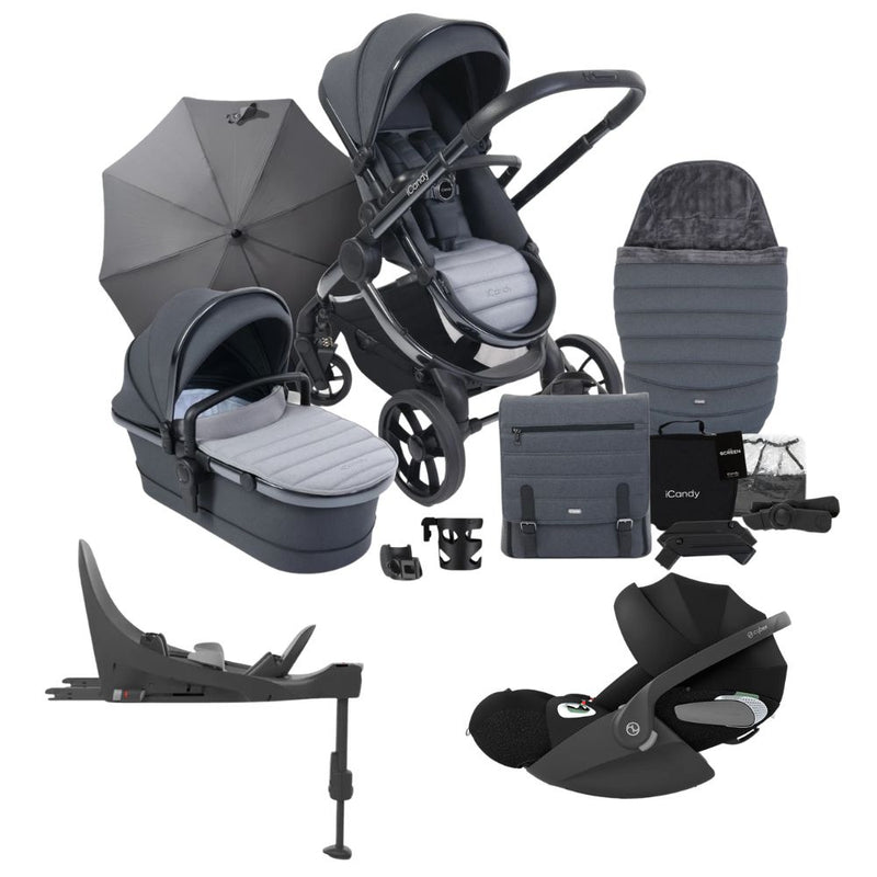 iCandy Peach 7 Complete Pushchair Bundle w/Cloud T