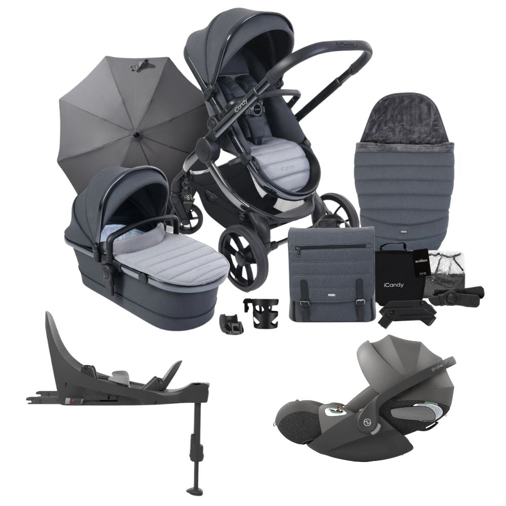 iCandy Peach 7 Complete Pushchair Bundle w/Cloud T