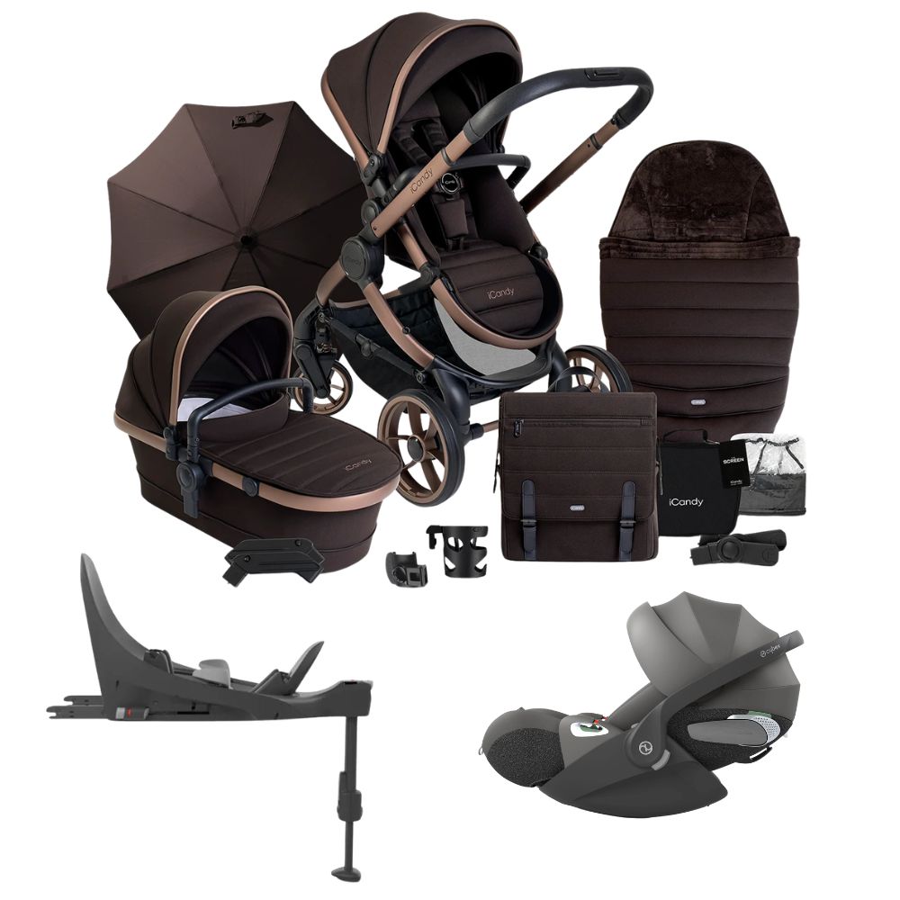 iCandy Peach 7 Complete Pushchair Bundle w/Cloud T