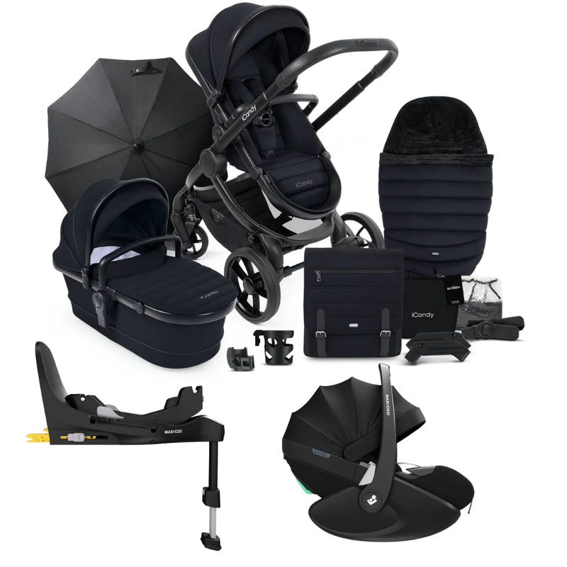 iCandy Peach 7 Complete Pushchair Bundle w/ Maxi Cosi Pebble 360 Pro²