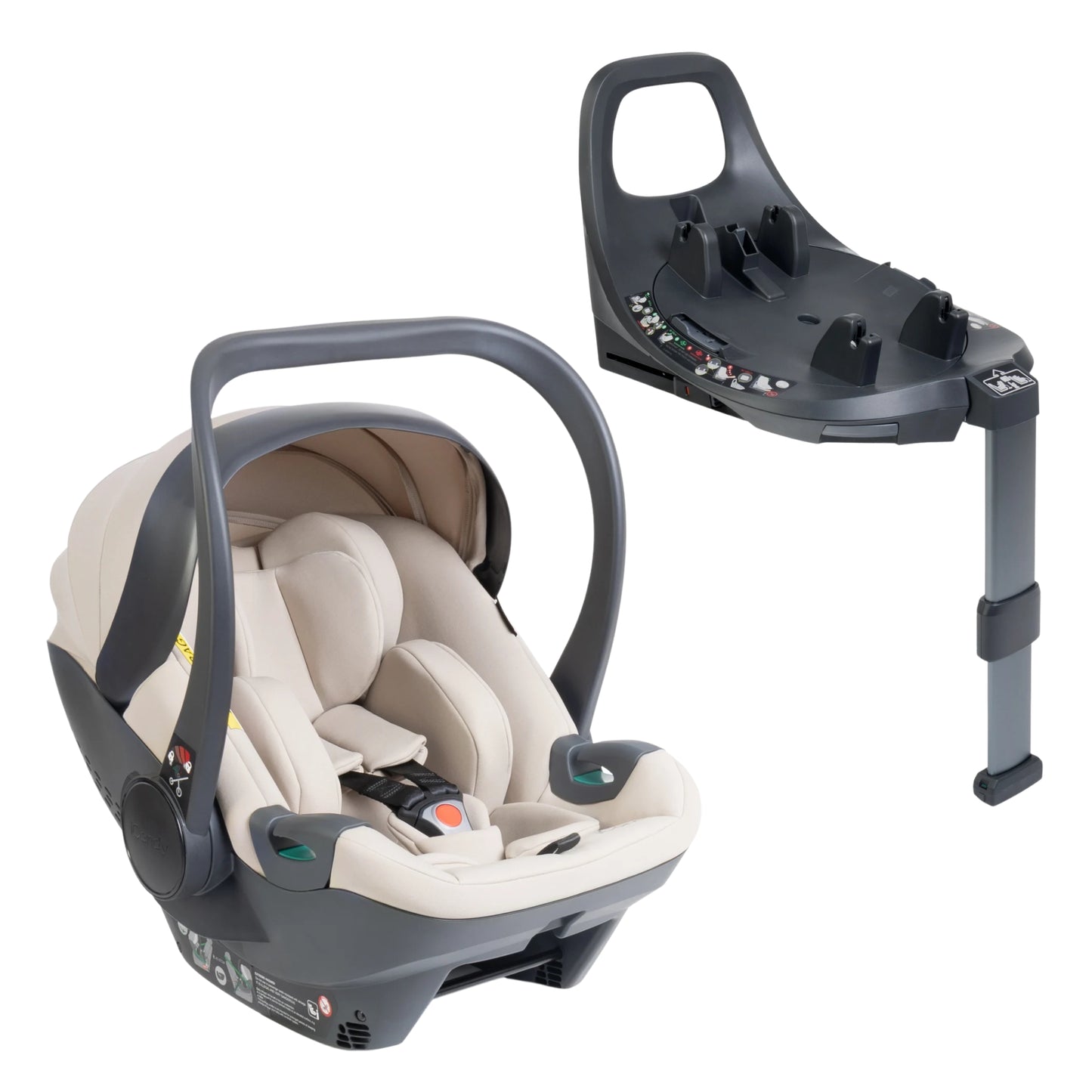iCandy Cocoon 360 Infant Car Seat & Base, Sandstone