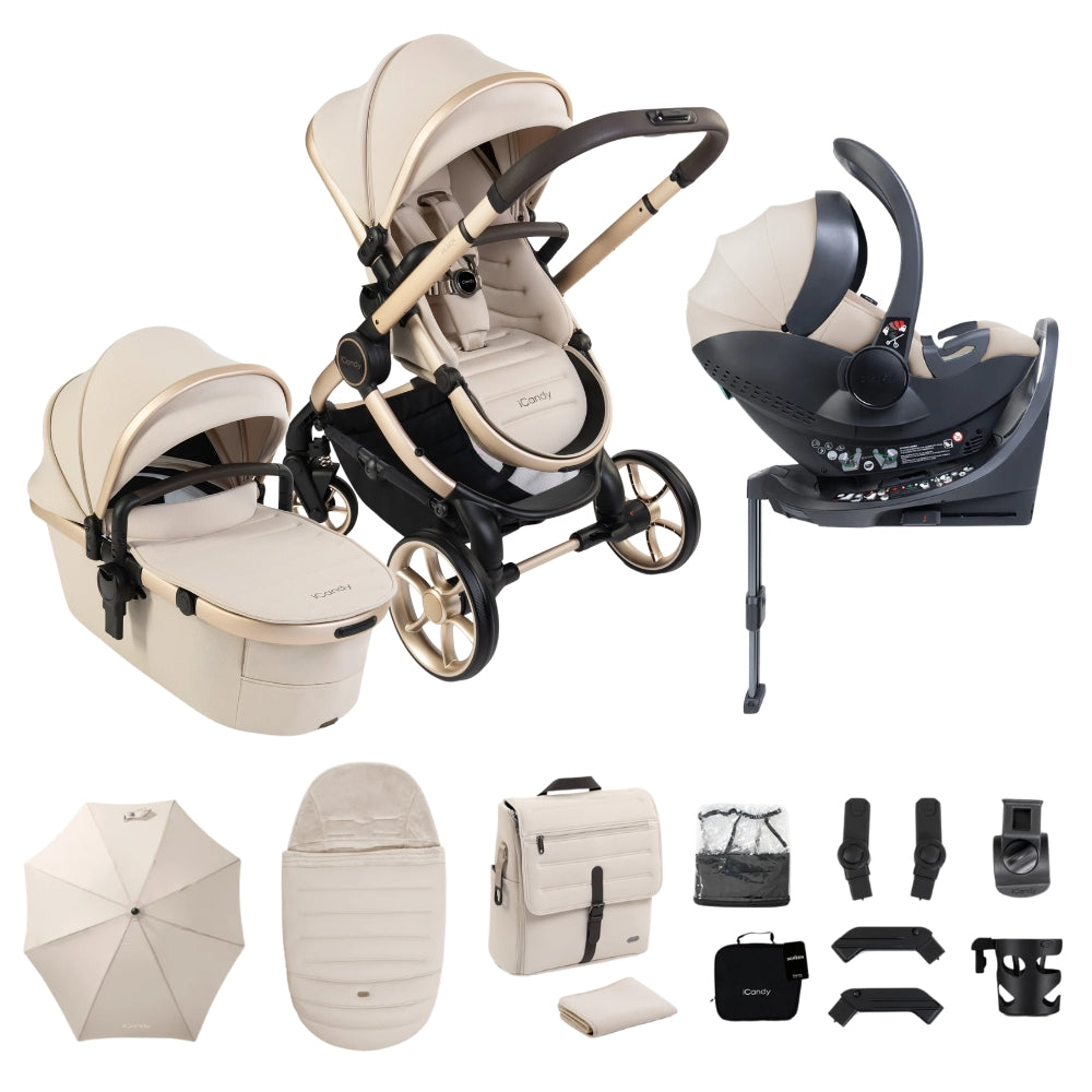 iCandy Peach 8 w/Cocoon 360 Car Seat & Base