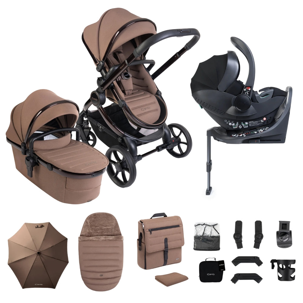iCandy Peach 8 w/Cocoon 360 Car Seat & Base