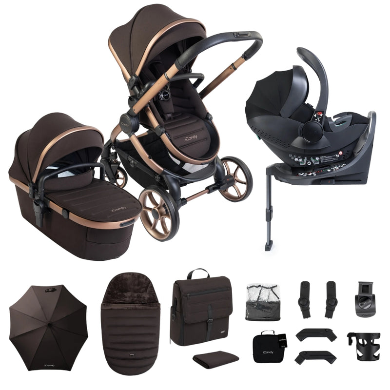 iCandy Peach 8 w/Cocoon 360 Car Seat & Base