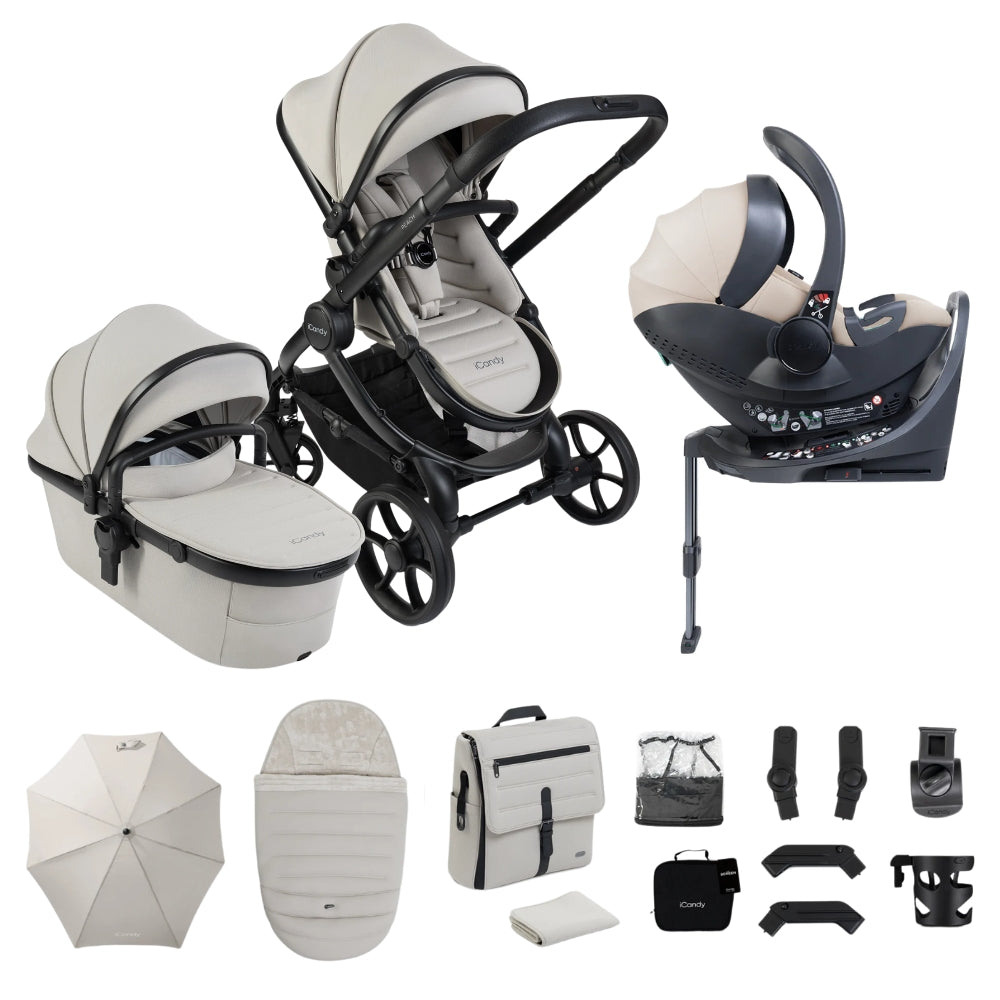 iCandy Peach 8 w/Cocoon 360 Car Seat & Base