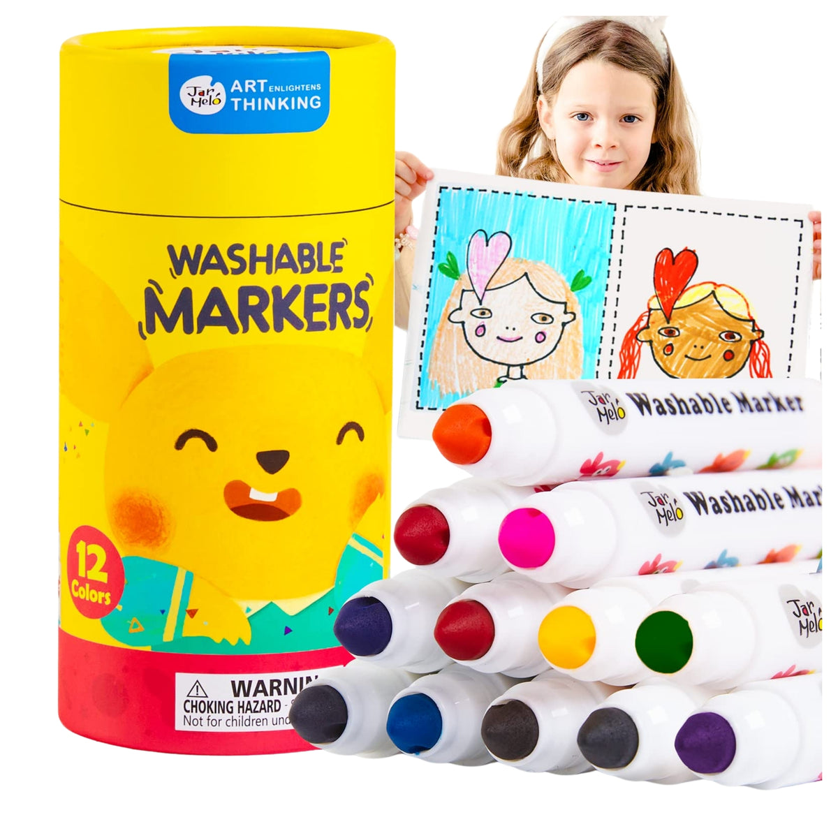 Jar Melo Washable Markers