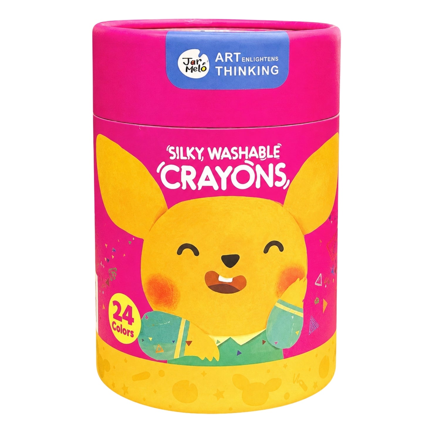 Jar Melo Silky Washable Crayons - 24 Colours